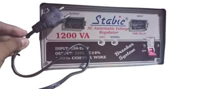 "Like-New Stabic 1200 VA Automatic Voltage Stabilizer - Reliable"