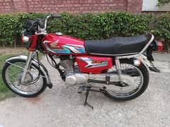 Honda 125 red color 2023 model urgent sell all original