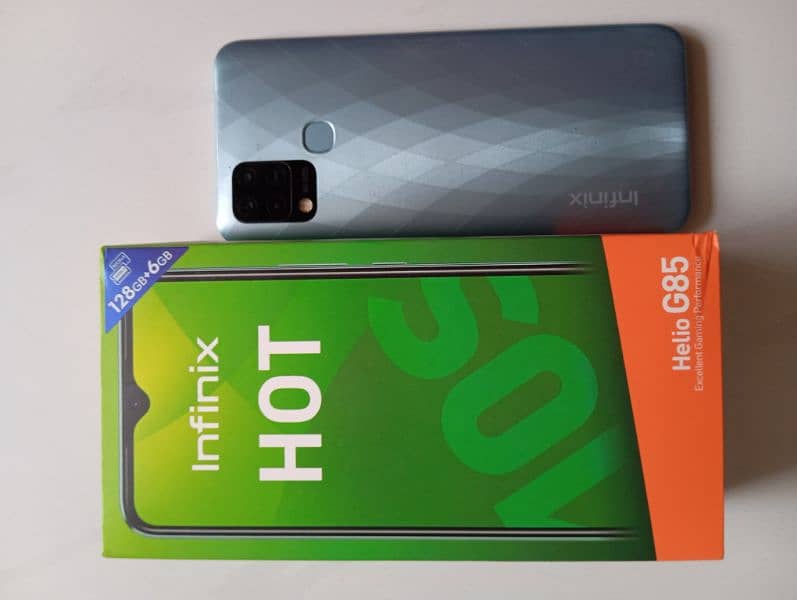 Infinix Hot 10s 10/10 condition with all original box and accessories 3