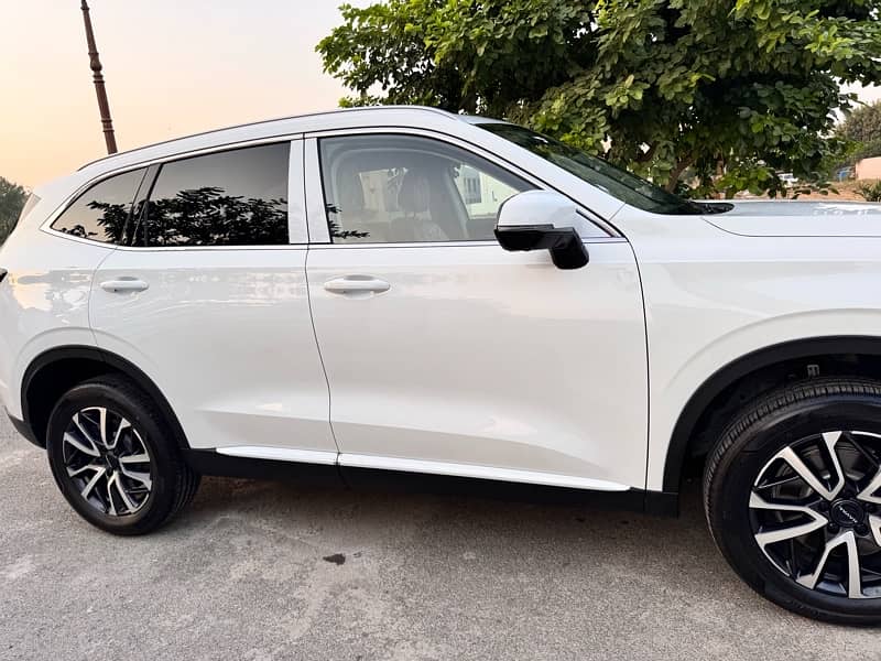 New Haval H6 1.5T August 2024 White Color with Burgundy Interior. 9