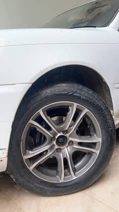 15 inches rims with tyres