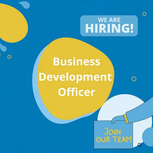 hirring marketting executive/business development officer bdo 0