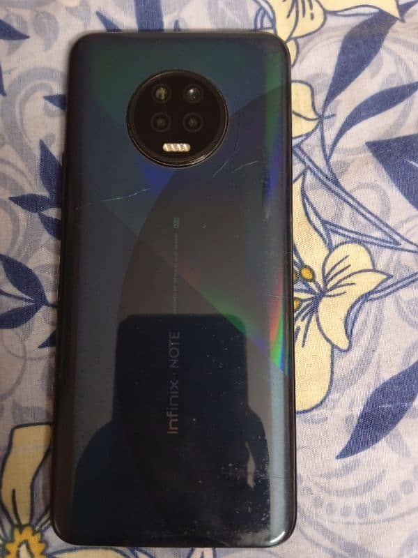 Infinix note 7.6/128 (with box) 4