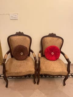 Two bedroom chairs, New, Good quality