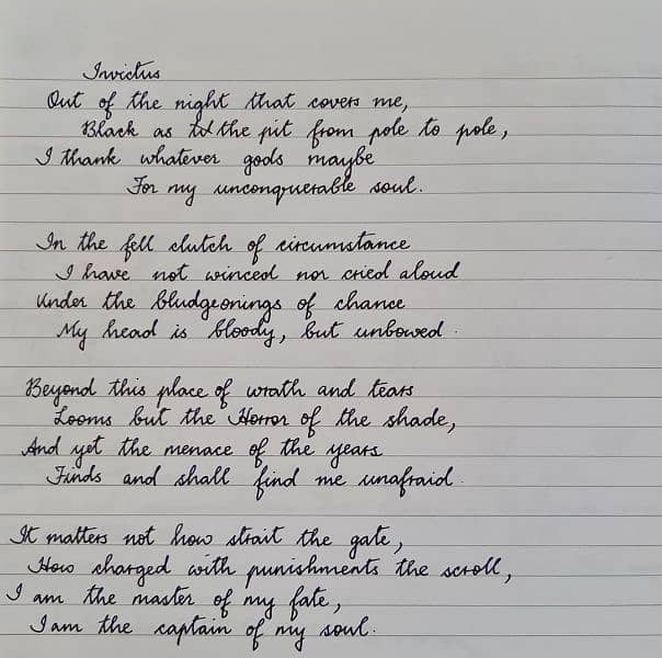 handwriting assignment work 5