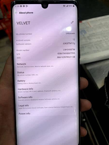 LG velvet 5g exchange pixl phon 4