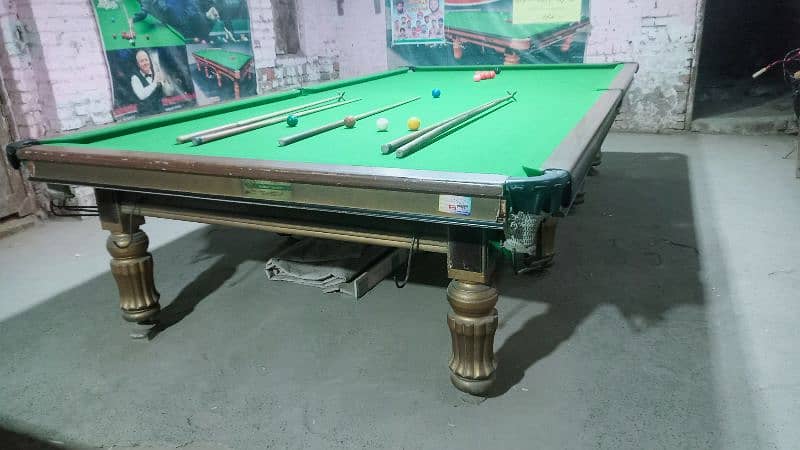 snooker table 5+10. . . . . . 6+12. . 3