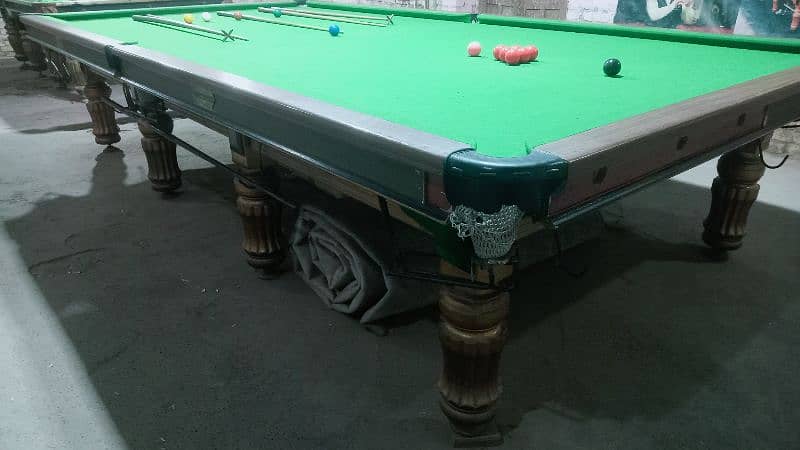 snooker table 5+10. . . . . . 6+12. . 4