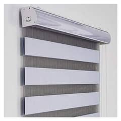 Office Blinds roller zebra with remote control / window wooden blinds