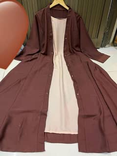 Georgette Full Abaya With Stoller