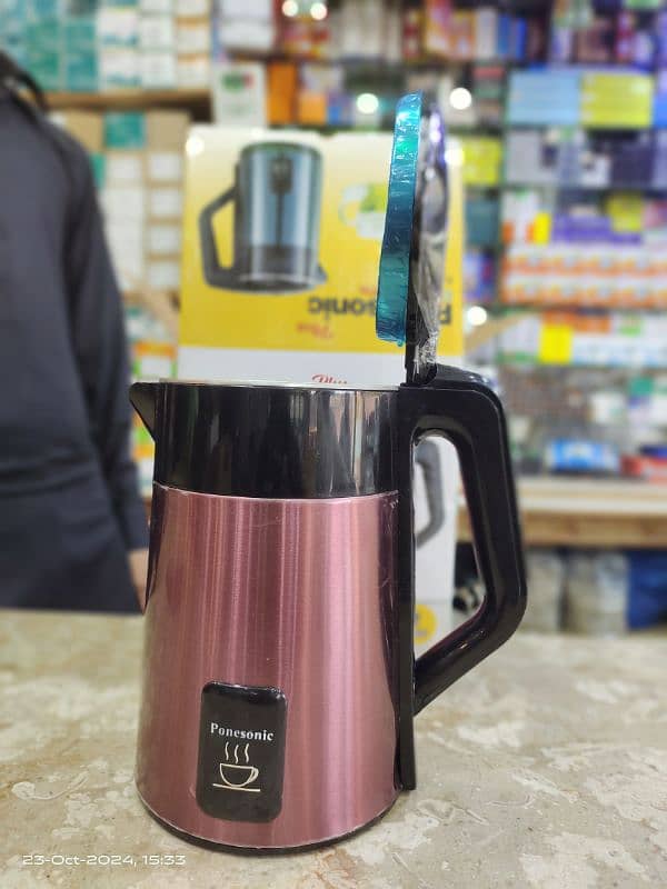 electric kettle imported quality Panasonic 2 litters capacity 0