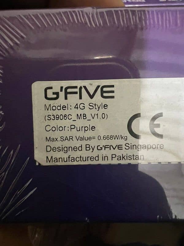 Gfive 4G 6700& Gfive 4G Style Box pack 18Month warranty 5