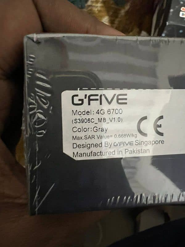 Gfive 4G 6700& Gfive 4G Style Box pack 18Month warranty 12