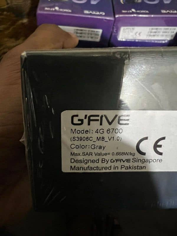 Gfive 4G 6700& Gfive 4G Style Box pack 18Month warranty 13