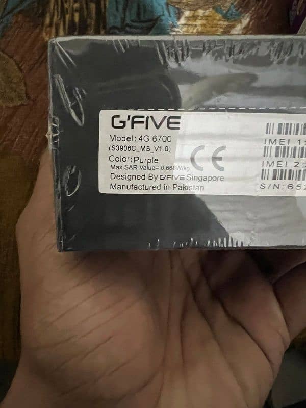 Gfive 4G 6700& Gfive 4G Style Box pack 18Month warranty 14