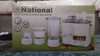 National juicers, blender grinder chopper