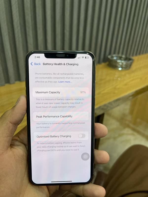 iphone xs max pta aprove 256 gb with box  10/10 3