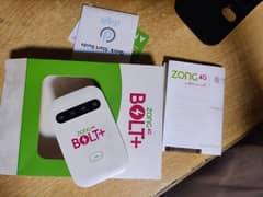 Zong Bolt + device best condition good battery life