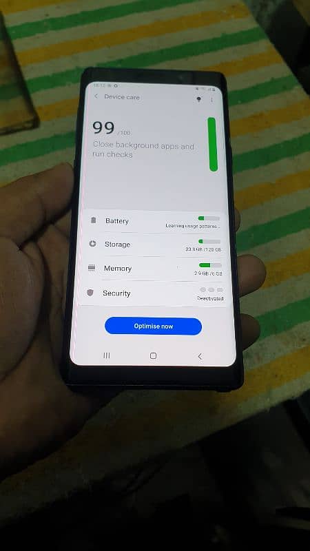 Samsung note 9 non pta 6/128GB 11