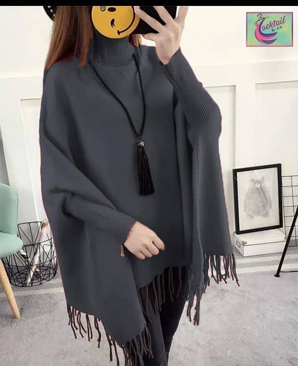 Women's Fleece Poncho Cape Shawl – Soft, Warm, and Stylish Winter Wrap 10