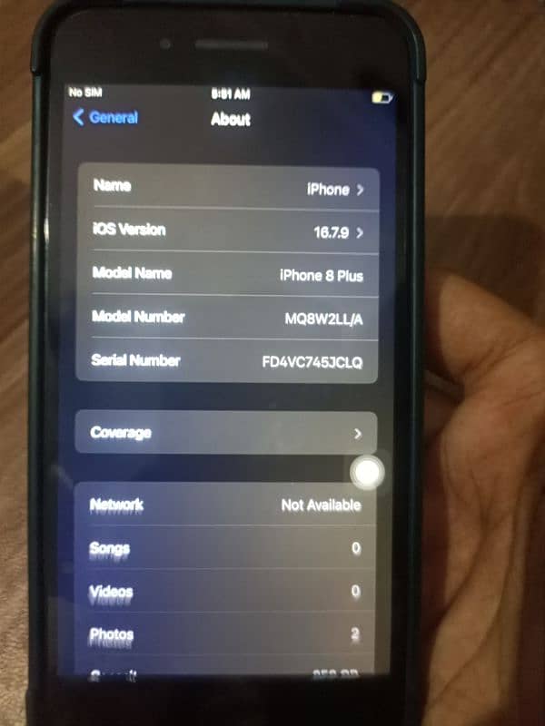 iphone 8plus 256 gb pta approved 3