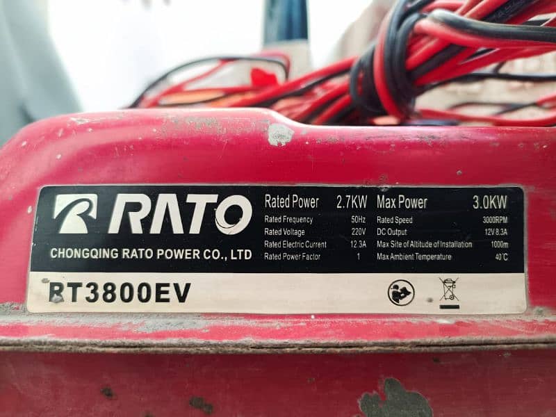 RATO GENERATOR RT3800EV 0