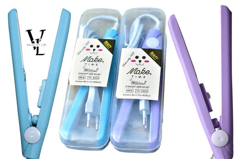 Mini hair straightener for girls. Also best for curls. 0