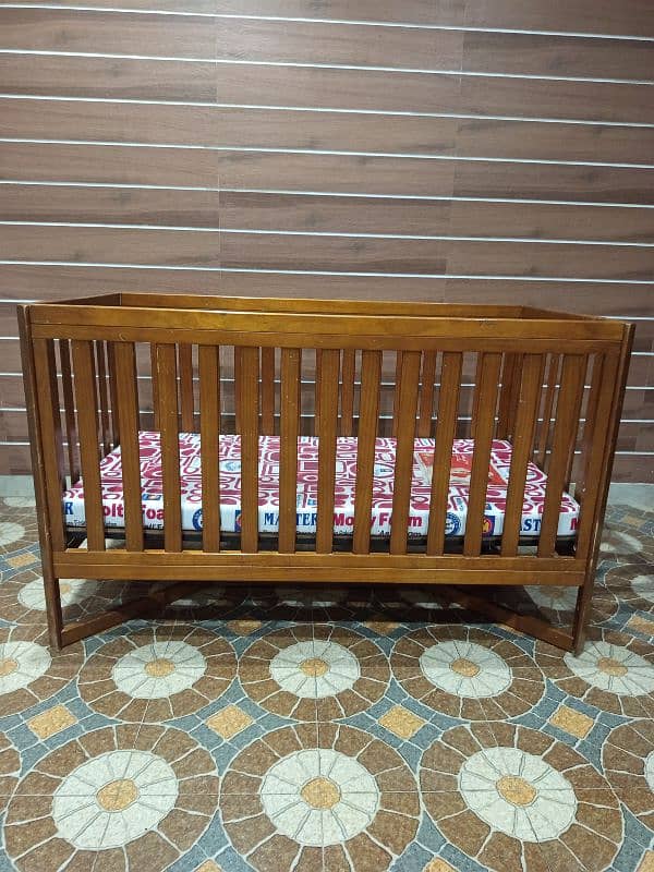 Zubaida's Wooden Baby Cot 2