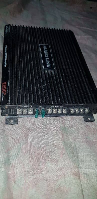 Audio Line Amplifier 4 channel 1