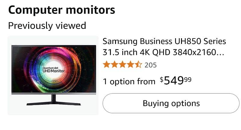 Samsung 32inch Curved UHD Business Monitor 0