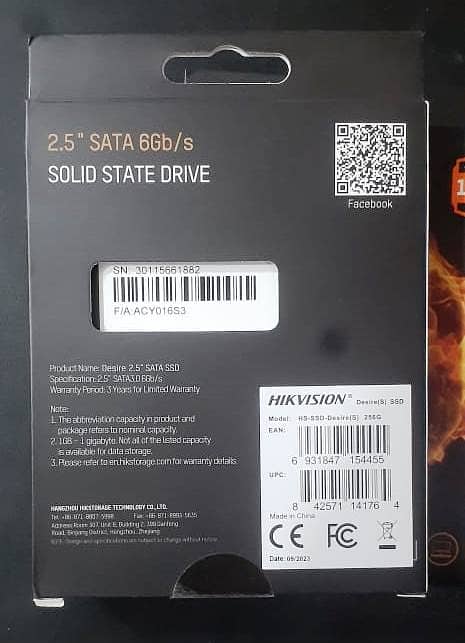 SSD 256GB AVAILABLE 1