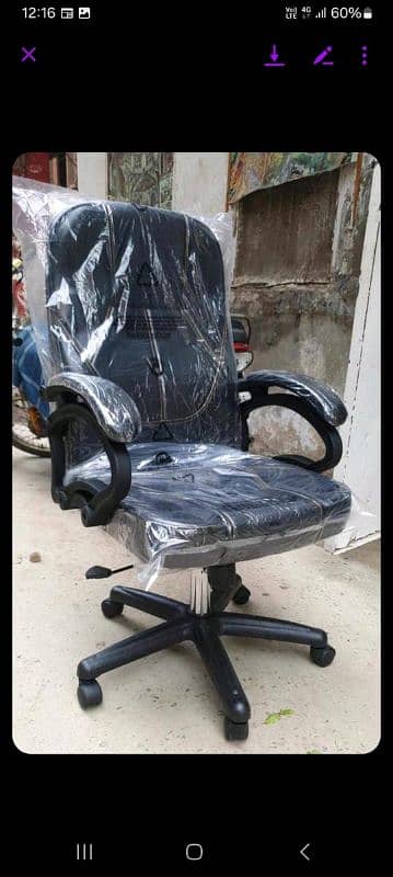 Habib brand Lahore VIP office revolving boss chair available h. 9