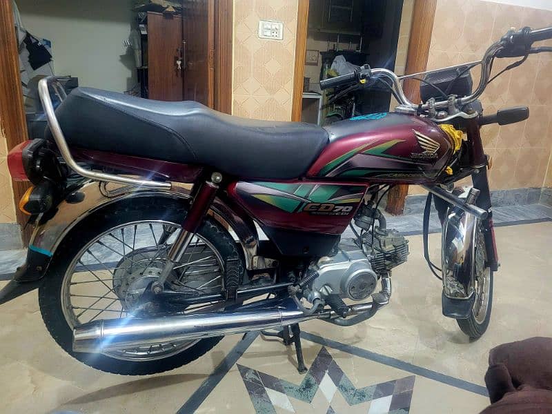 Honda 70,model 2023,copy letter clear,registration  FSD new condition 1