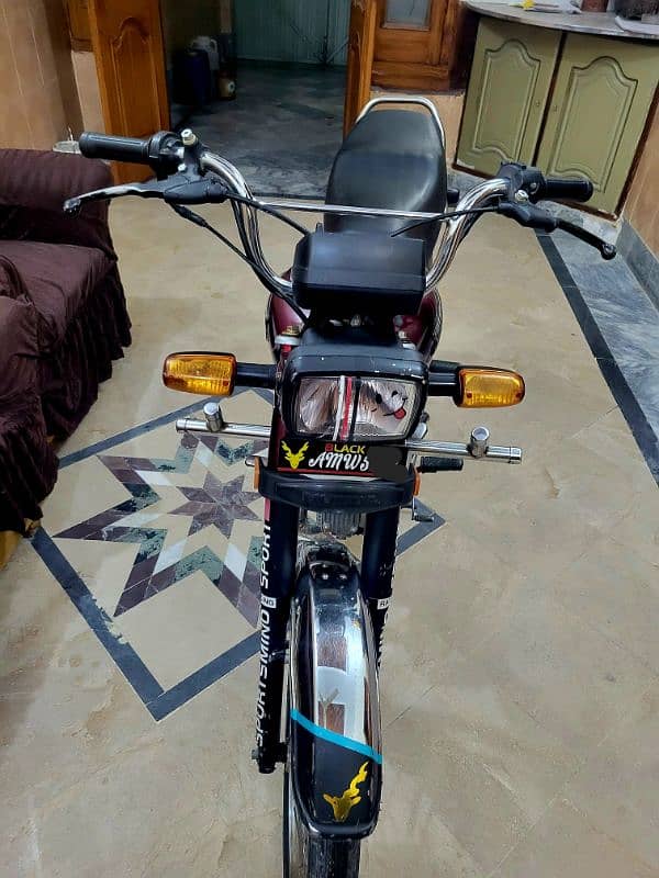 Honda 70,model 2023,copy letter clear,registration  FSD new condition 10