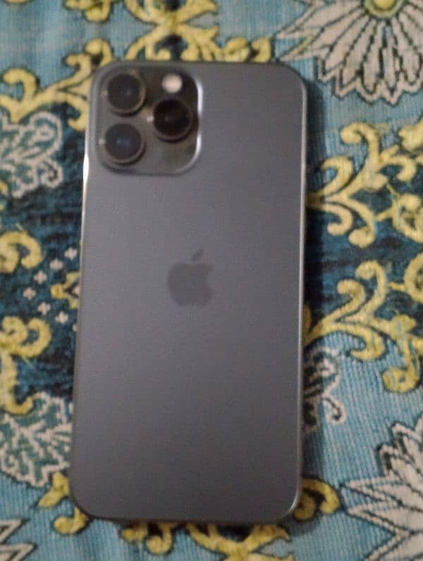 apple i. pone 13pro max  jv 128gb sim time 2mnth 10/10. batri halt 87 3