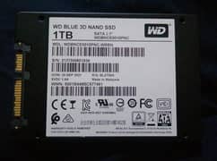 wd blue 1 tb 3D nana  sata ssd 2.5”