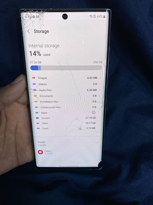 Samsung note 10 plus 5g 256 GB 3