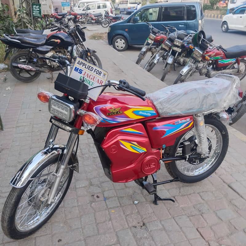 MS Jaguar E-125 2025 | Red Colour Electric Bike 4