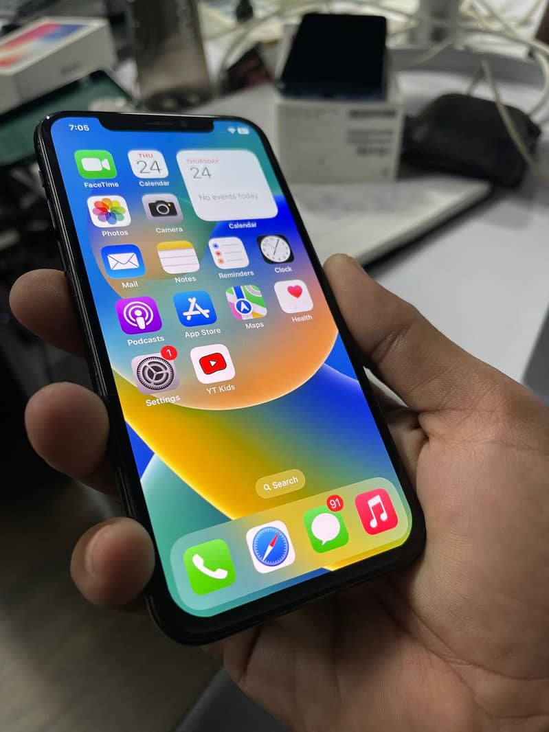 Iphone X 256 gb with box PTA APPROVED 4