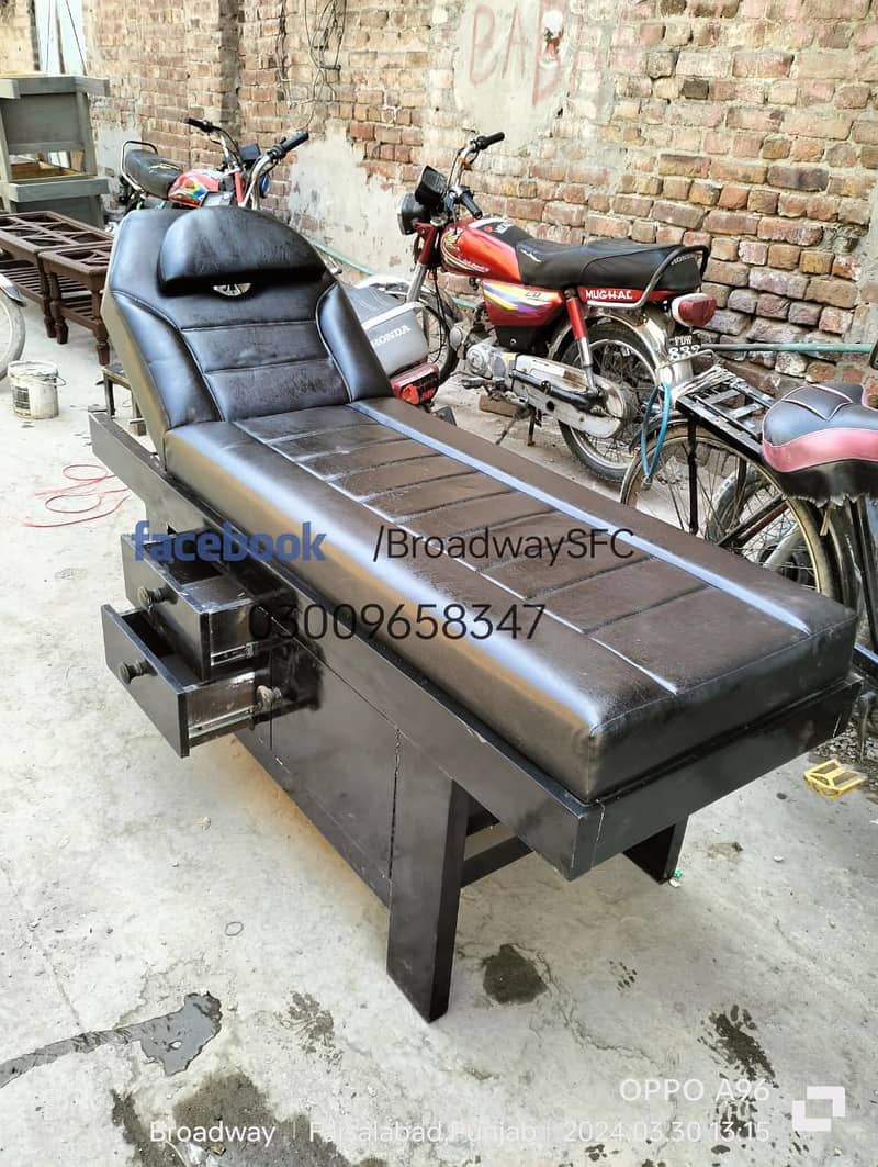 salon chair , saloon chair , hydraulic chair , facial bed ,nailstation 15