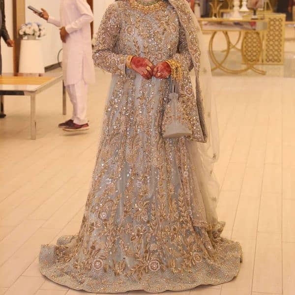 designer bridal walima maxi for sale. 0