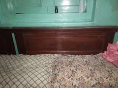 pure wooden double bed set good cundition