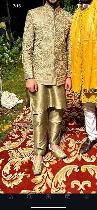 Designer Mehndi Attire 2