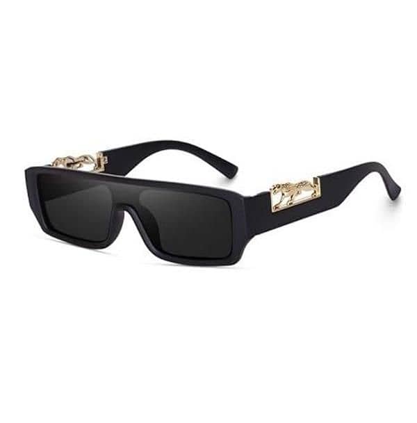 Jaguar Decorated Arms Rectangle   Sunglasses 0