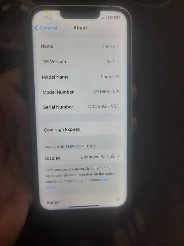 Iphone 13 jv 128gb sim time panel change and hairline crack on touch 8