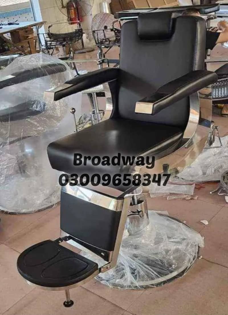 salon chair, saloon chair , parlour chair , hydraulic chair , trolley 4