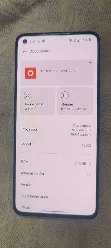 One Plus 8t 8/128 Patch + 80 Watt fast charger Urgent Sale 2