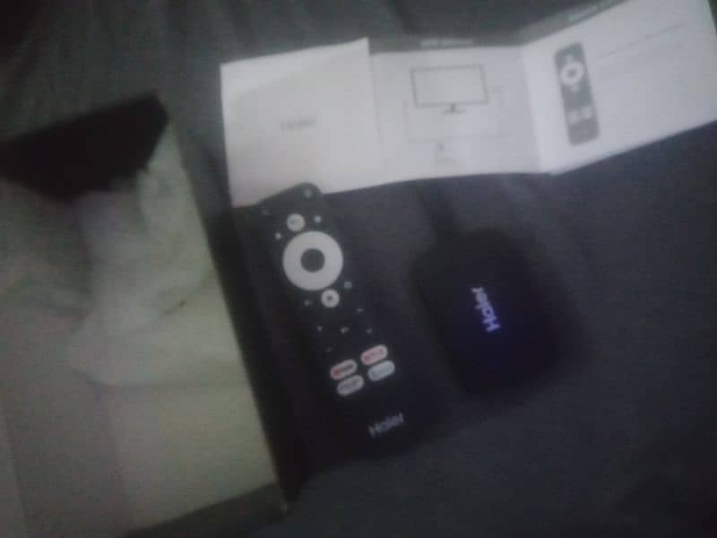 Haier tv stick with full box android 2/8gb mi 3