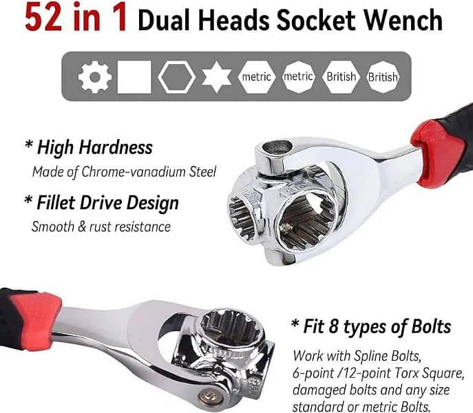 42 In 1 Multifunction Socket Wrench 3