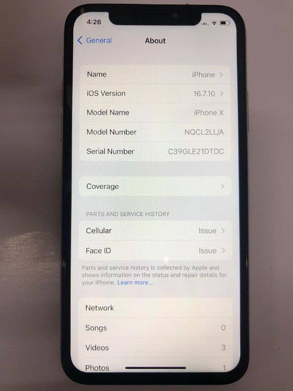 I Phone X 64gb non Pta Bypass 2